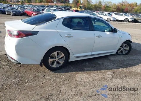 2015 Kia Optima Hybrid из США, поврежденный, VIN KNAGM4AD2F5077571